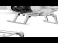 brdrc folding landing gear for dji mini 3 mini 3 pro drone quick release increased tripod extensio