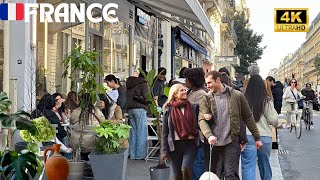 7 November 2025 PARIS 🇫🇷 FRANCE 4K HDR WALK | CITY STREET TOUR | COZY NOVEMBRE FASHION | CAFÉ ☕️