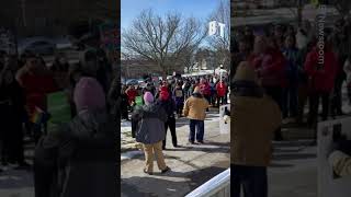 TODAY: Canandaigua, NY, hundreds protest the murder of Sam Nordquist, a 24 year old transgender man.