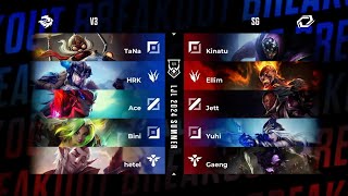 LJL 2024 Summer Play off Day2 SG vs V3 game2