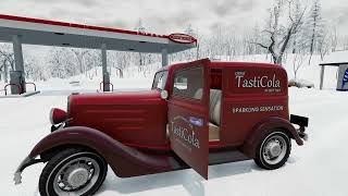 BeamNG.drive Freeroam: East Coast, USA - 1933 Bruckell Nine Short Panel Van (TastiCola)