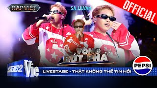 Thật Không Thể Tin Nổi - $A Lil Van lan tỏa năng lượng tươi trẻ | Rap Việt 2024 [Live Stage]