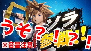 キンハ好きによるソラ参戦&キンハ新情報の反応【スマブラSP】※音量注意