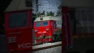 Lokomotif ber ac #fypシ゚ #keretaapi #railfans #cc #pecintakereta