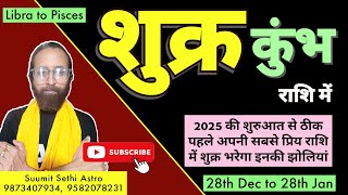 Shukra Gochar Kumbh Rashi | Venus Transit in Aquarius | शुक्र का कुंभ में राशि परिवर्तन | NIFTY