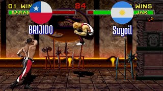 FT5 @mk2: BRIJIDO (CL) vs Suyoil (AR) [Mortal Kombat 2 Fightcade] Dec 25