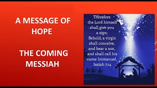 Isaiah 7 A Message of Hope