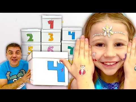 Nastya and dad are learning the Alphabet and Numbers Educational Videos for Toddlers