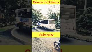 GSRTC Mehsana To Satlasan #gujaratbus#gsrtc#gsrtcbus#bus #khajurbhai#mehsana  #hardikdavevlogs