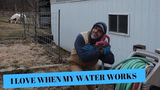HOW TO THAW A FARM WATER HYDRANT WHEN IT'S FROZEN ( WATER HYDRANT )