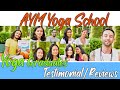 Yoga Teacher Training in Rishikesh Students Reviews, Testimonials | AYM Yoga School