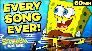 EVERY Song Ever 🎵 | 1 Hour+ Music Compilation | SpongeBob