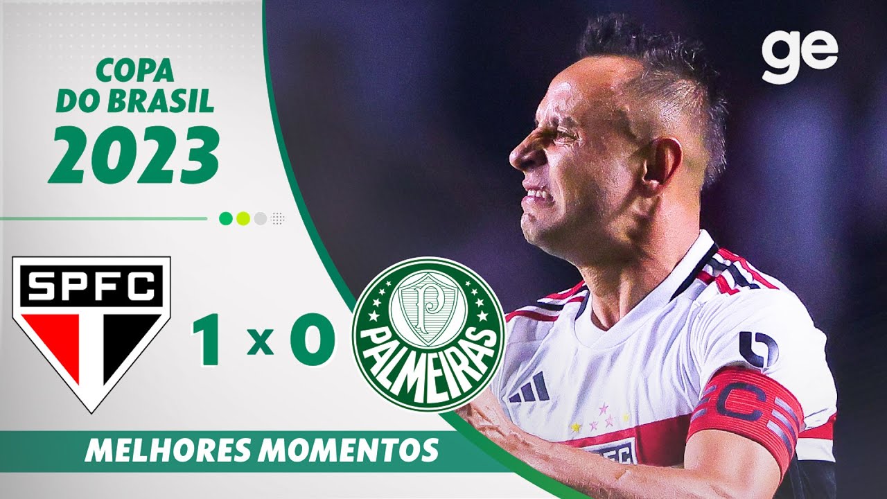 SÃO PAULO 1 X 0 PALMEIRAS | MELHORES MOMENTOS | QUARTAS DE FINAL DA ...