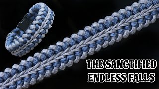 HOW TO MAKE SANCTIFIED KNOT PARACORD BRACELET WITH BUCKLE , PARACORD TUTORIAL, DIY.