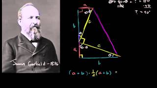 02 Pythagorean theorem proofs 01 Garfield's proof of the Pythagorean theorem