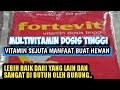 vitamin dosis tinggi vitamin sejuta manfaat yang sangat baik dan di butuhkan oleh burung.