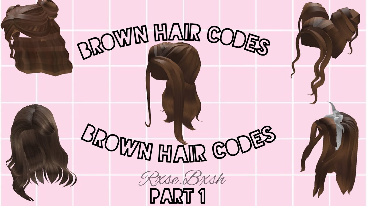 Brown Hair Codes For Bloxburg!! Part 1! - YouTube