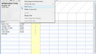 ExamView - Creating and Scoring an Assignment