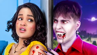 How to Become a Vampire! Extreme Makeover from Nerd to Popular Vamp Girl in Real Life!