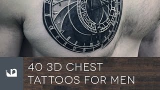 40 3D Chest Tattoos For Men