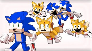 Sonic,tails Vs Fakers - Bad Ending - Minecraft Animation - Animated