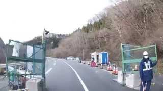 2014.12.24 大熊町スポセンー県立大野病院ー288号ー中屋敷検問ー都路境（一部２倍速）