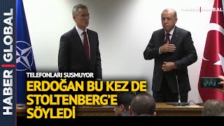 FLAŞ! Erdoğan NATO Genel Sektreteri Stoltenberg ile Görüştü