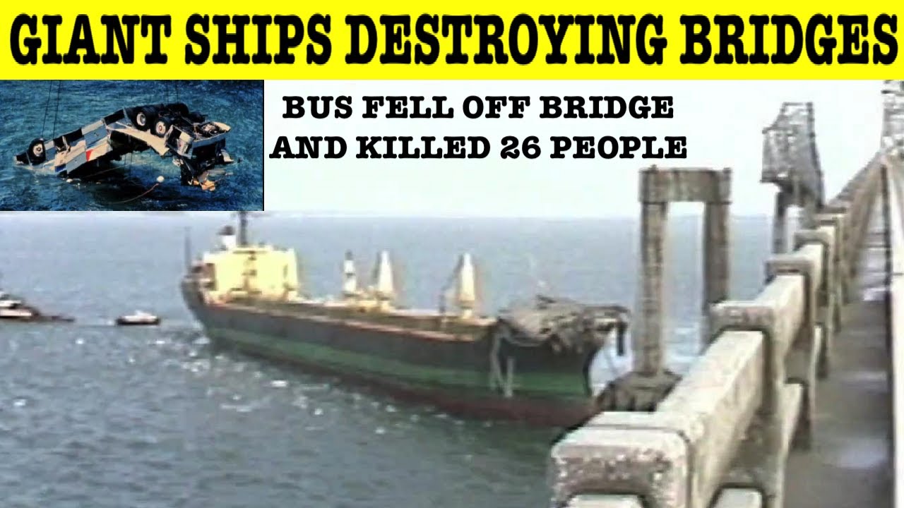 Top 10 Ships Crashing Into Bridges (SINKING & BRIDGE COLLAPSES) - YouTube