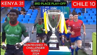 KENYA 7S VS CHILE | MEN 3RD PLACE PLAY-OFF | MONTEVIDEO 7S CHALLENGER SERIES 2024 | HSBC RUGBY SVNS