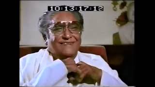 Ashok Kumar Talks About His First Film | 1989 Interview