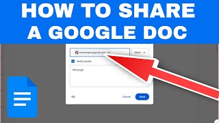 How to Share a Google Doc with Other People (Quick Tutorial)