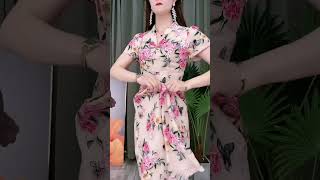 Mã DP191. Váy Đầm Trung Niên. Váy Hoa Mùa Hè Dịu Mát. gọi ngay Dt Zalo 0766.522.104