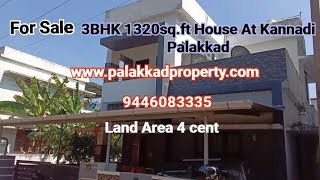 3 bedroom House For Sale in kannadi palakkad