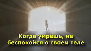 Когда умрешь, не беспокойся о своем теле.