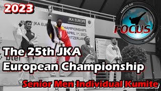 The 25th JKA European Championship - Men Individual Kumite