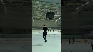 넘어지면 빨리 일어나자.  #취미피겨 #피겨스케이팅 #싱글악셀 #성인피겨 #figureskating