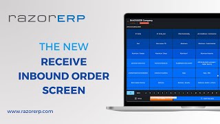 How To Use The New Receive Inbound Order Screen