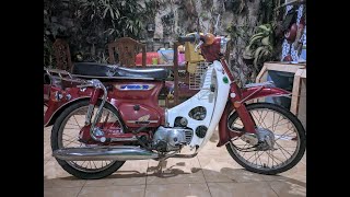 Restorasi motor Honda C70 mk3