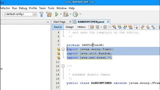 Java netbeans tutorial - Jframe GAME timer and random compiler