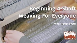 Beginning 4-Shaft Weaving For Everyone!