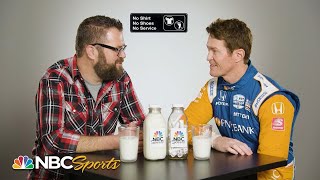 IndyCar's Scott Dixon joins Rutledge Wood for Questions in a Milk Bottle | Motorsports on NBC