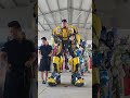 WEARABLE TRANSFORMERS BUMBLEBEE ARMORS SUIT UP #cosplay #costume #bumblebee #robot #display #shorts