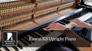 SOLD: Kawai K8 upright piano 1961; cf Yamaha U1A