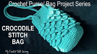 How to Crochet a Crocodile Stitch Bag?