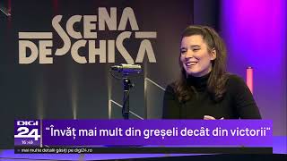 Kira Hagi este la „Scena deschisă”: Învăț mai mult din greșeli decât din victorii