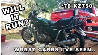 1978 Kawasaki KZ750: Will it run?