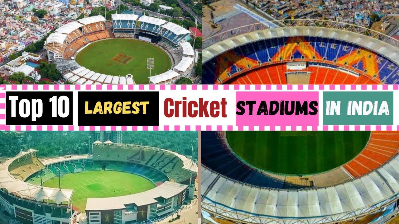 Top 10 Largest Cricket Stadiums In India #cricket - YouTube