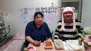 복부인 죠스떡볶이3인분셋트 # BHC후라이드 ASMR 먹방 mukbang