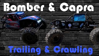 Axial Bomber and Capra Trailing and CRawling @ Hummingbird Trail in 4k 2021