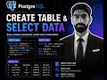 PostgreSQL CREATE TABLE Command | Complete Beginner Tutorial